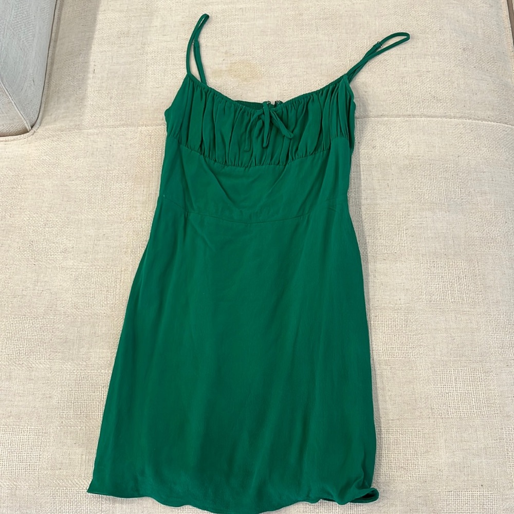 Aritzia Green Mini Dress - Picture 2 of 5